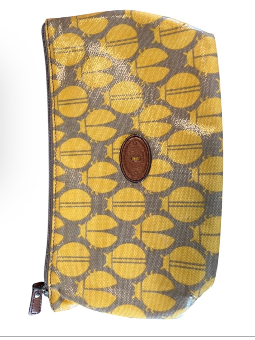 Fossil Key-Per Clutch Ladybugs Gray and Yellow